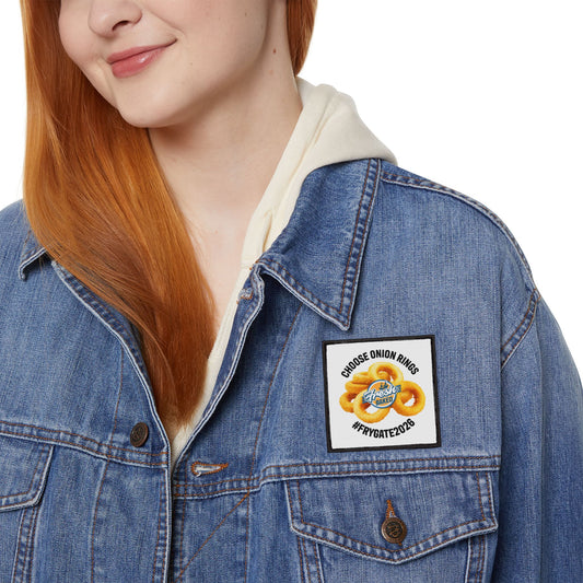 Choose Onion Rings Iron-On Patch