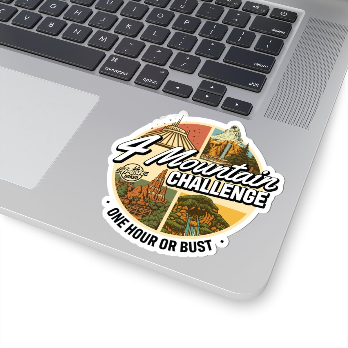 4 Mountain Challenge Sticker