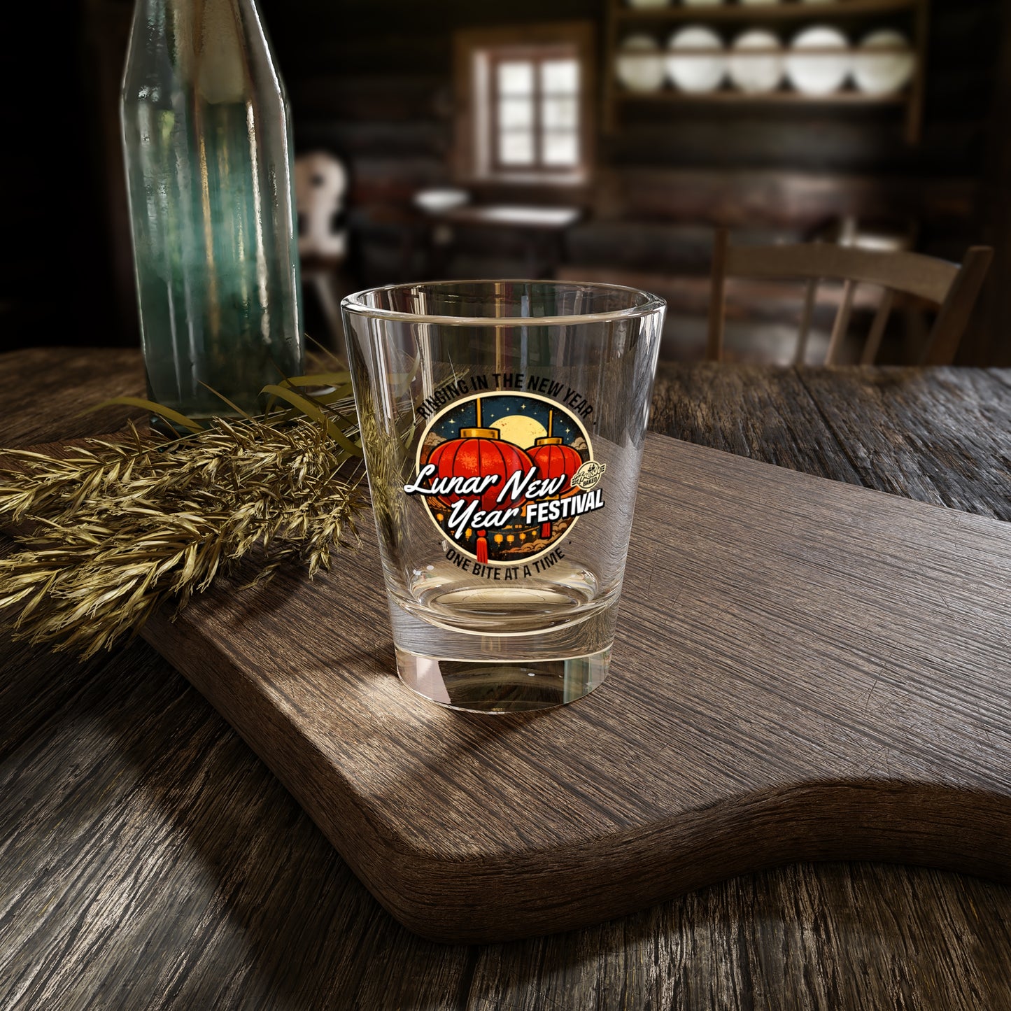 Lunar New Year Festival Shot Glass