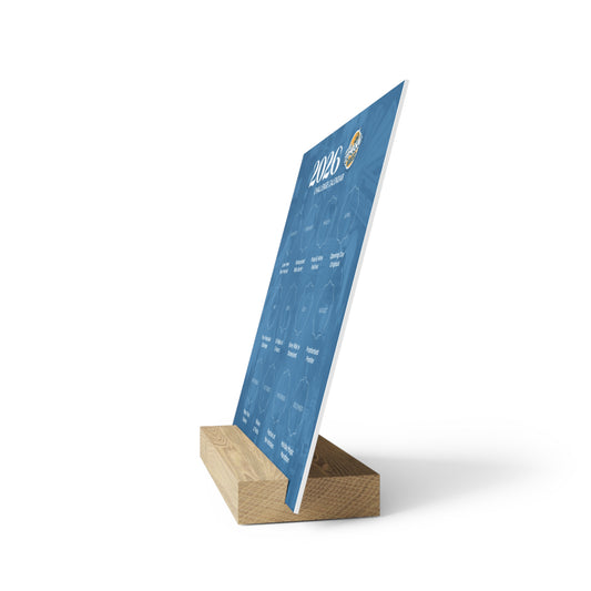 2026 Challenge Display Board with Stand