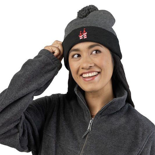 Castle Pom-Pom Knit Beanie