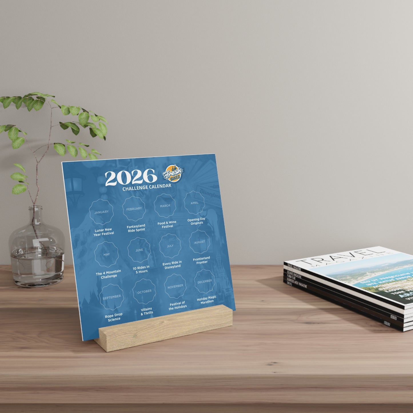 2026 Challenge Display Board with Stand