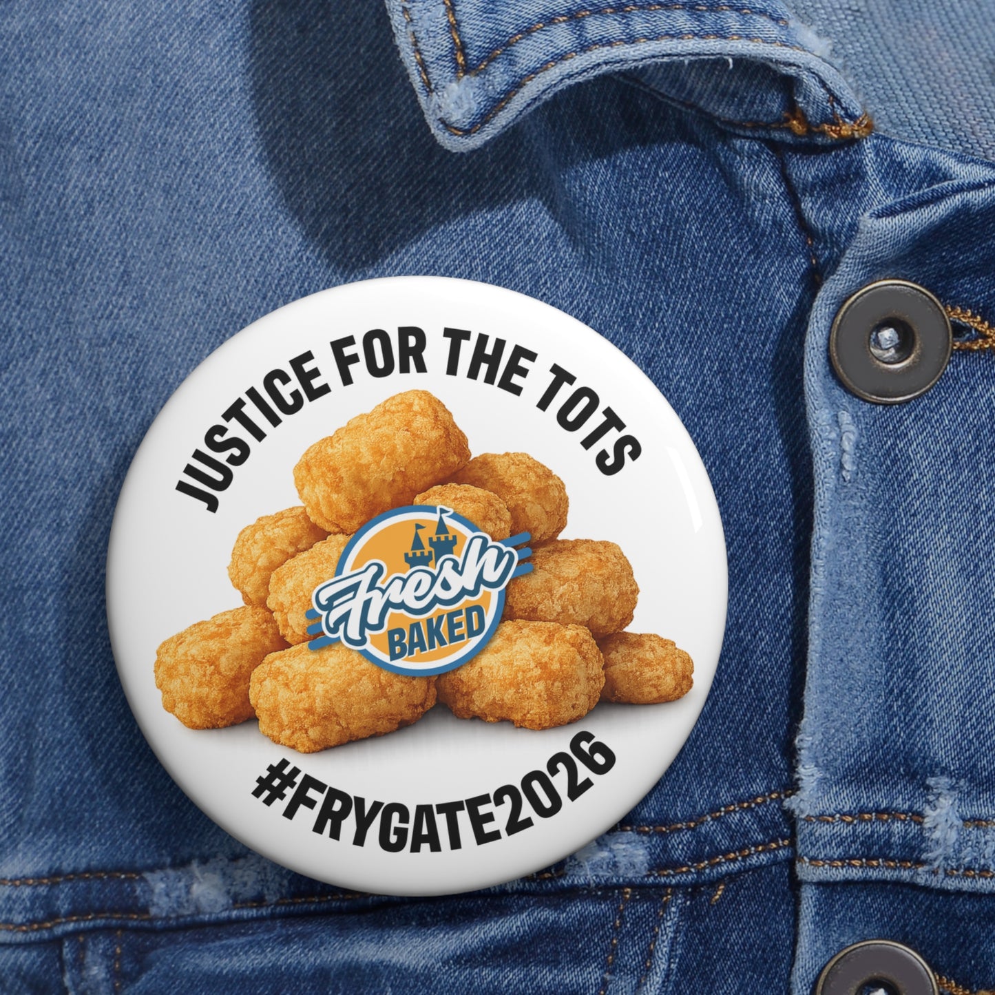 Justice for the Tots Button