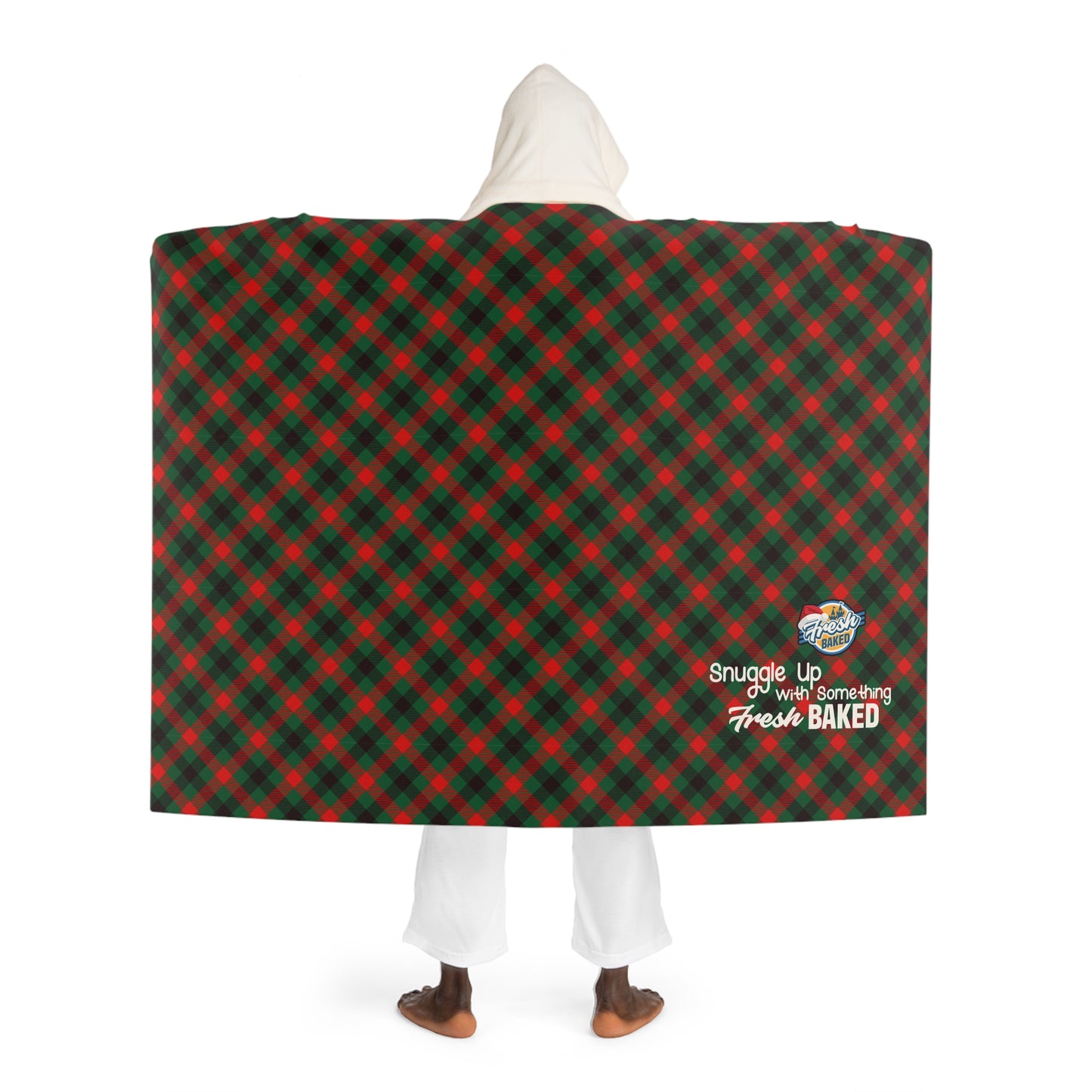Holiday Hooded Sherpa Blanket