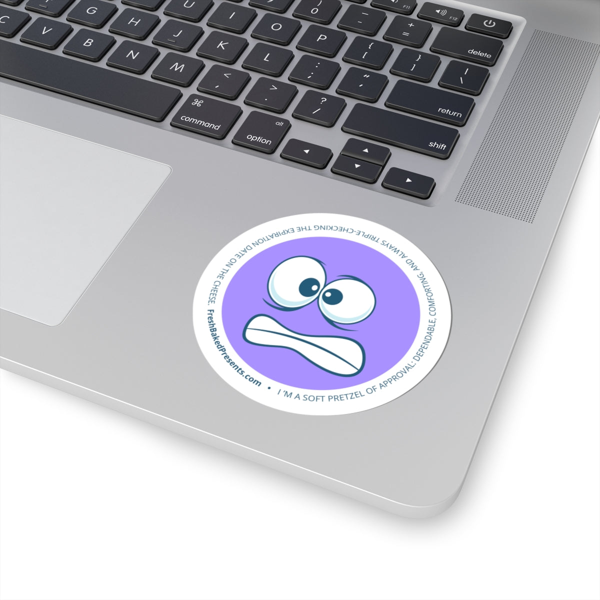 Fearful Reaction Sticker