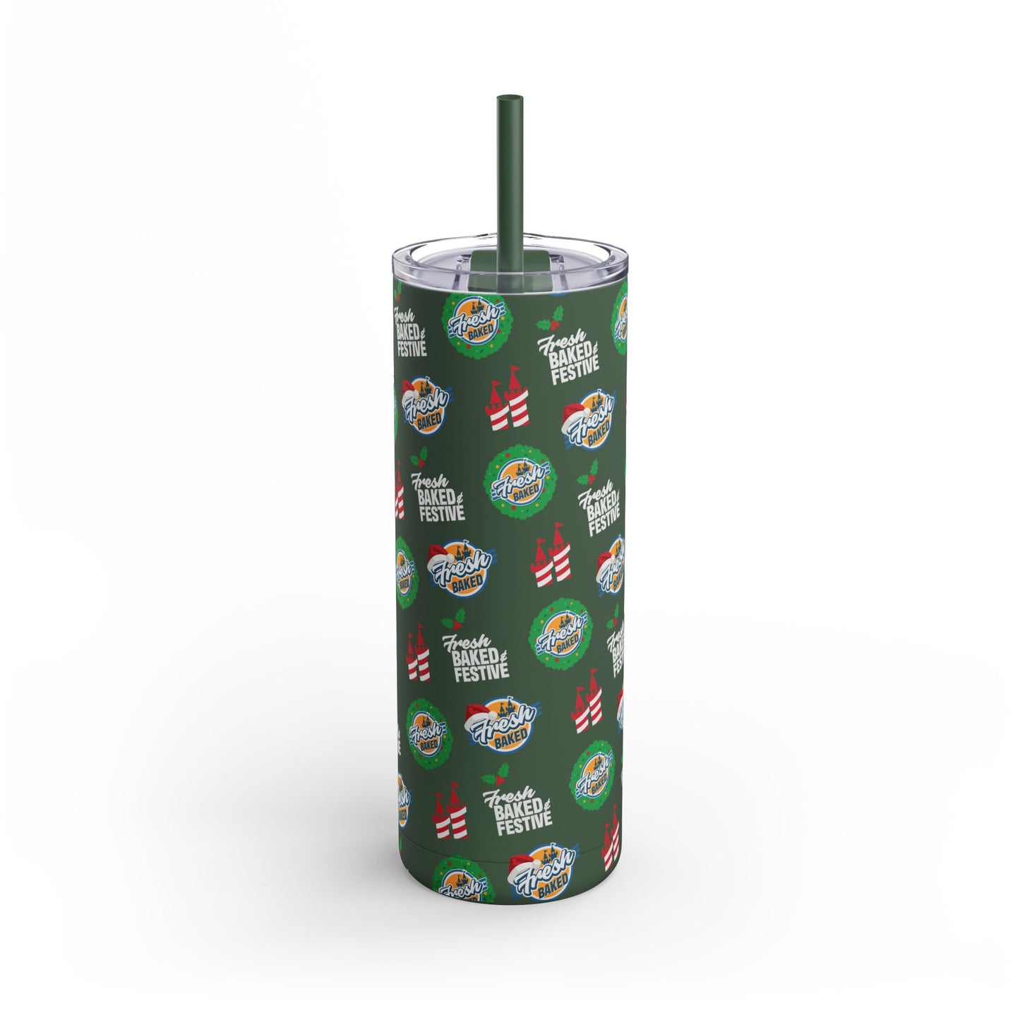 Festive 20oz Skinny Tumbler