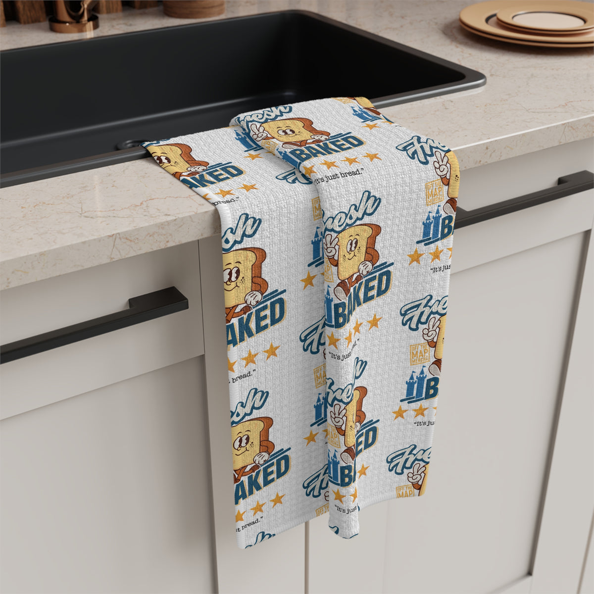 Fresh Baked "It's Just Bread" Tea Towel