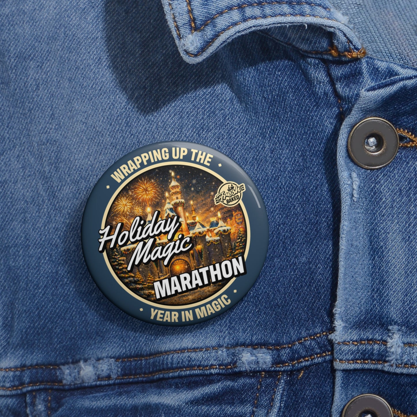 Holiday Magic Marathon Button