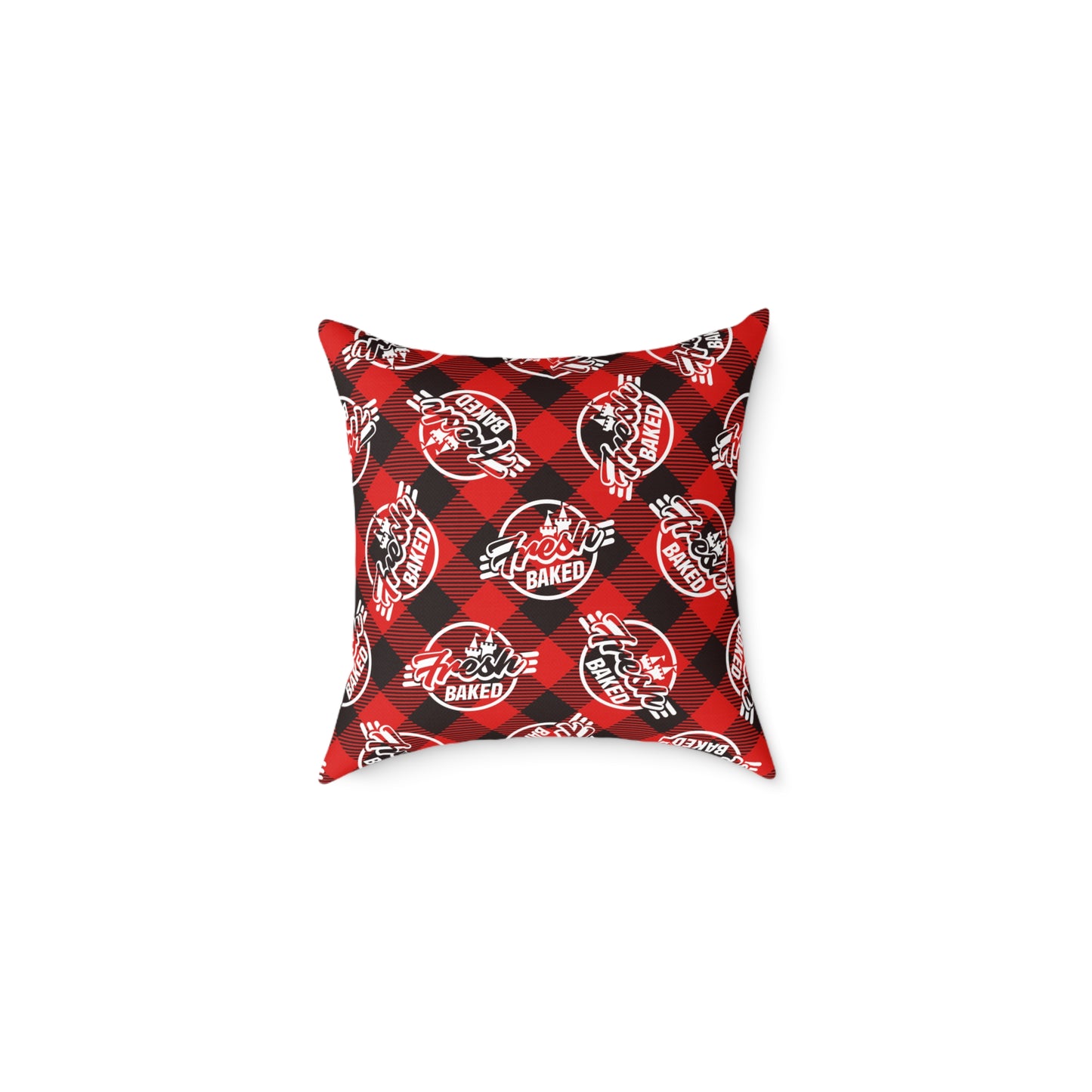 Holiday Plaid Throw Pillow