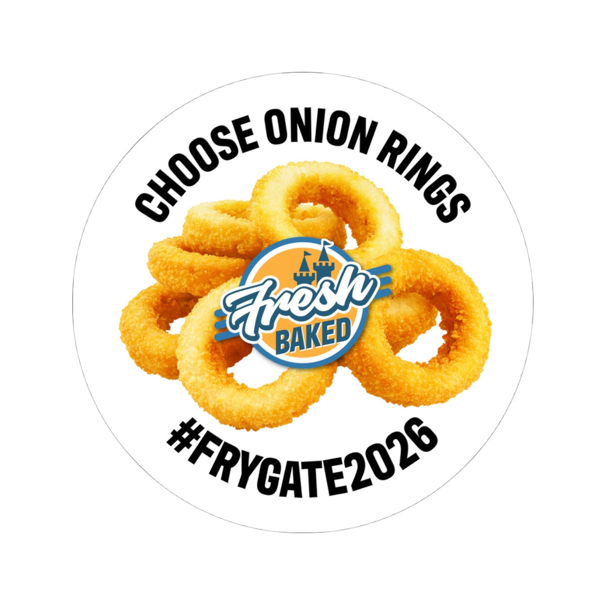 Choose Onion Rings Sticker