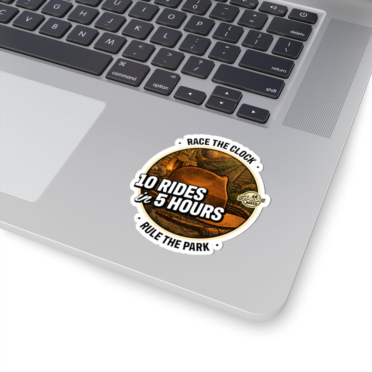 10 Rides in 5 Hours Sticker