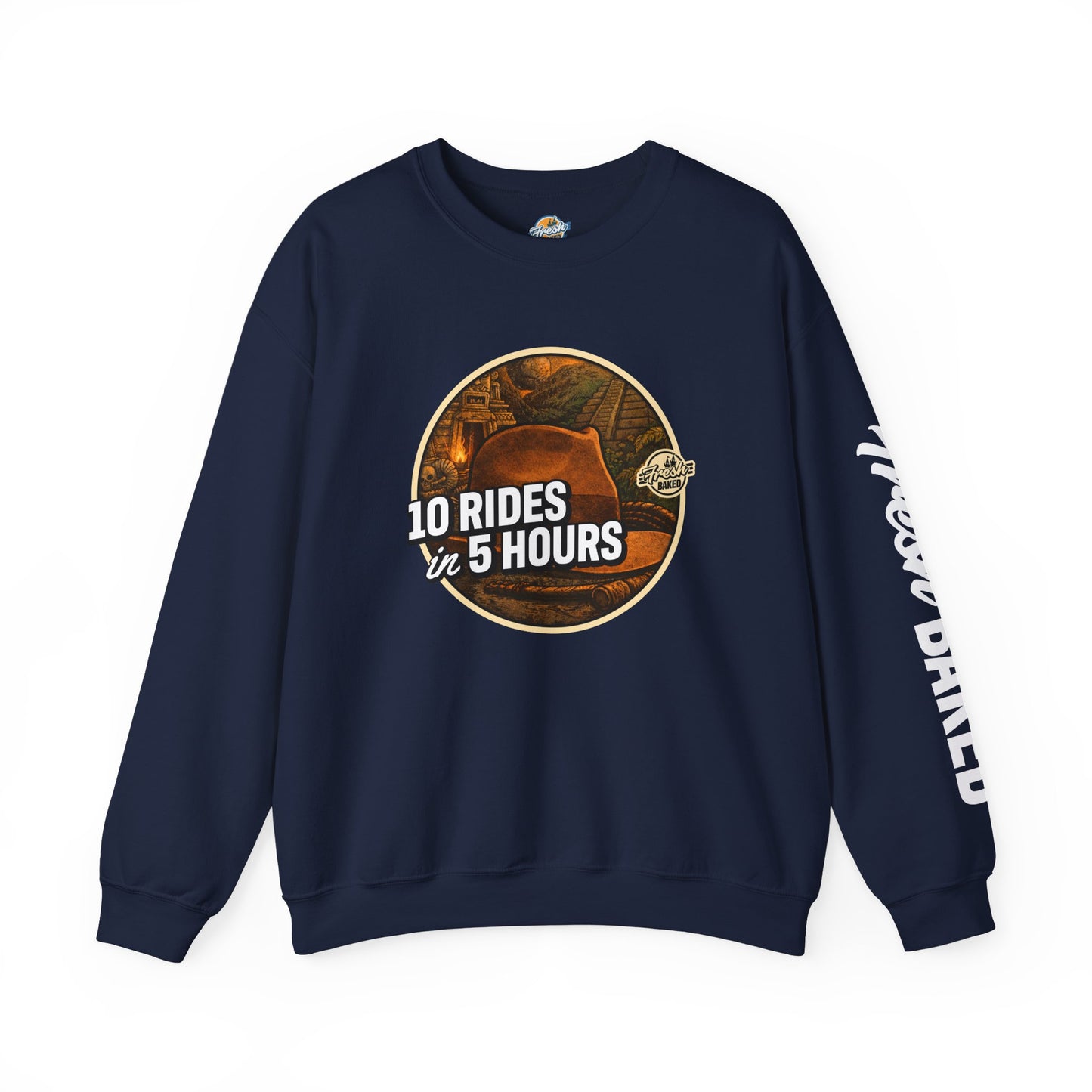 10 Rides in 5 Hours Crewneck Sweatshirt