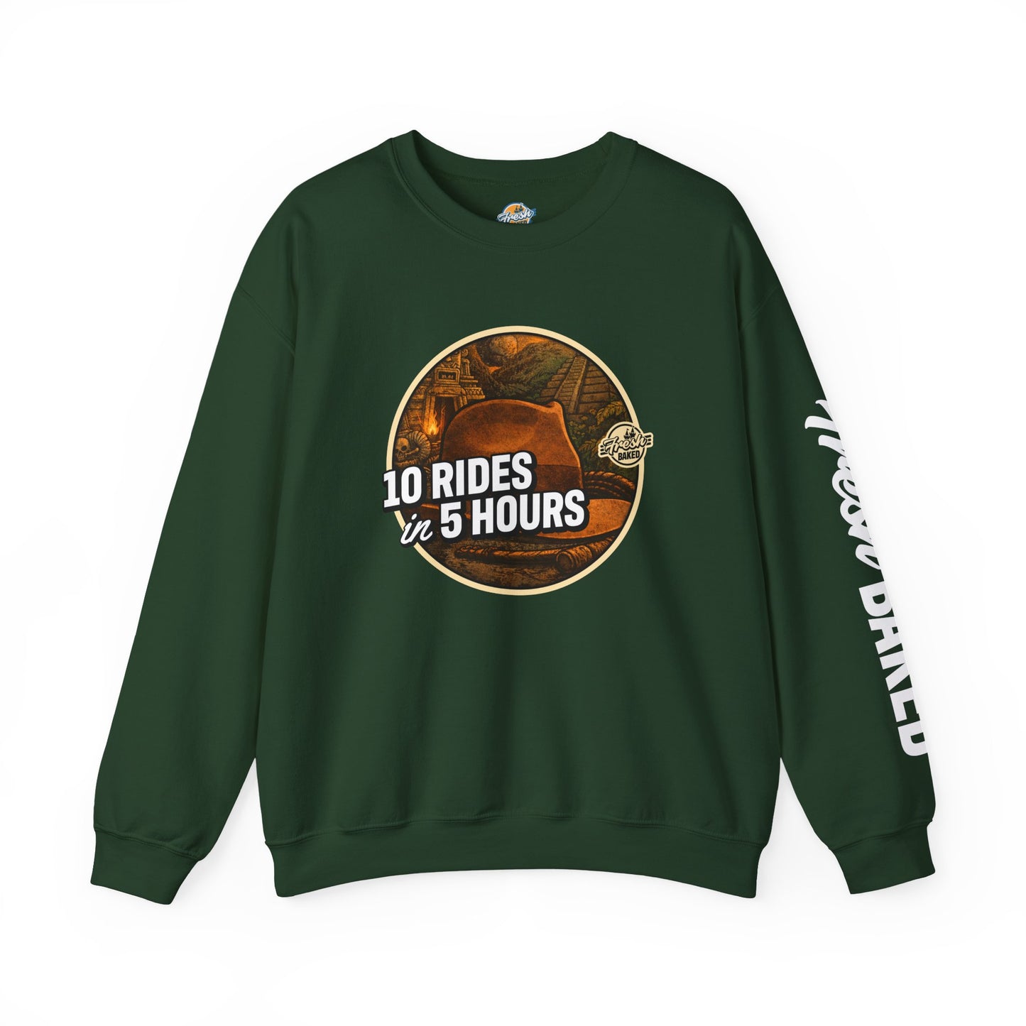 10 Rides in 5 Hours Crewneck Sweatshirt