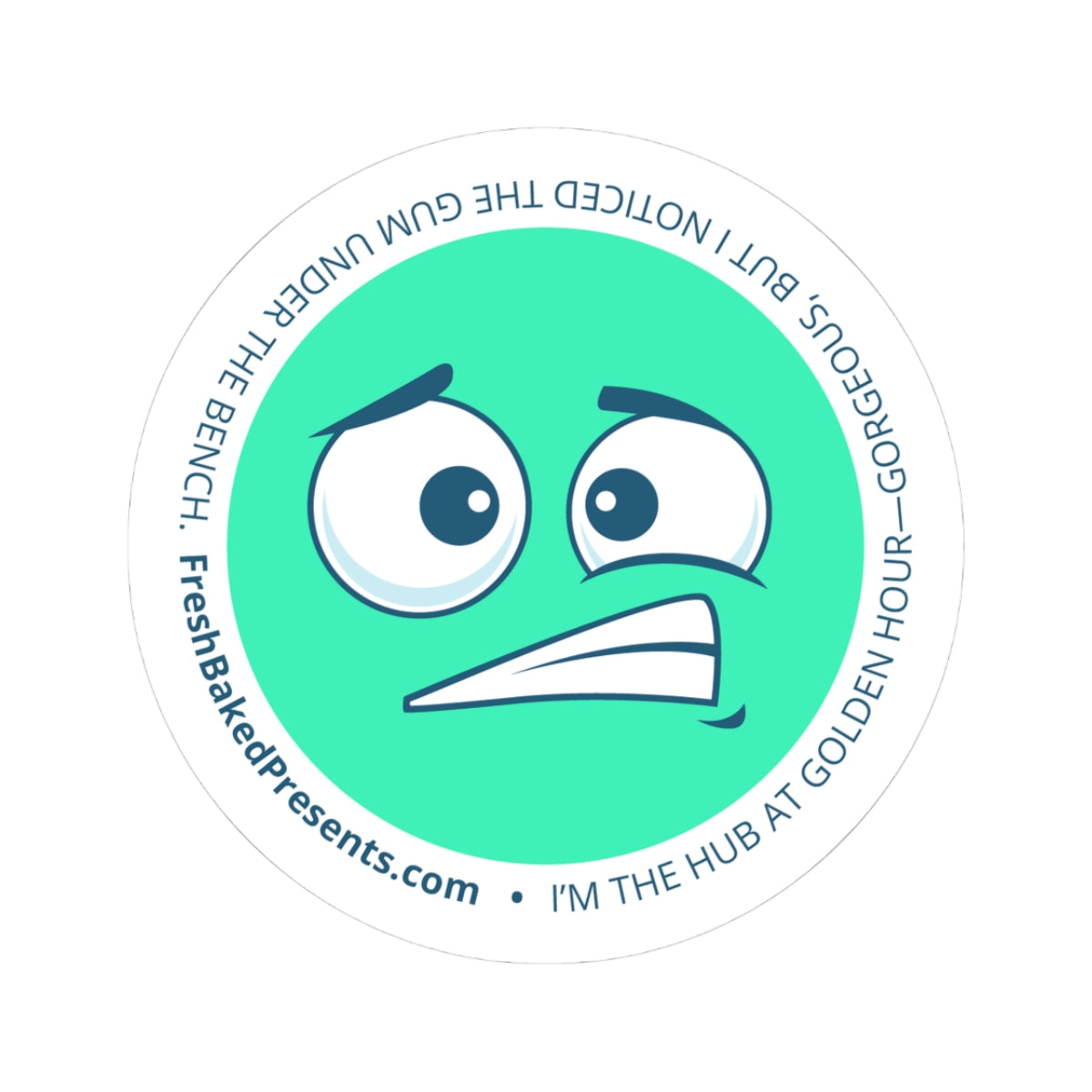 Disgusted Reaction Sticker – Fresh Baked Shop