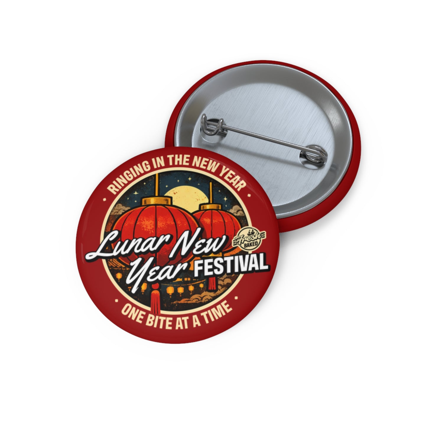 Lunar New Year Festival Button