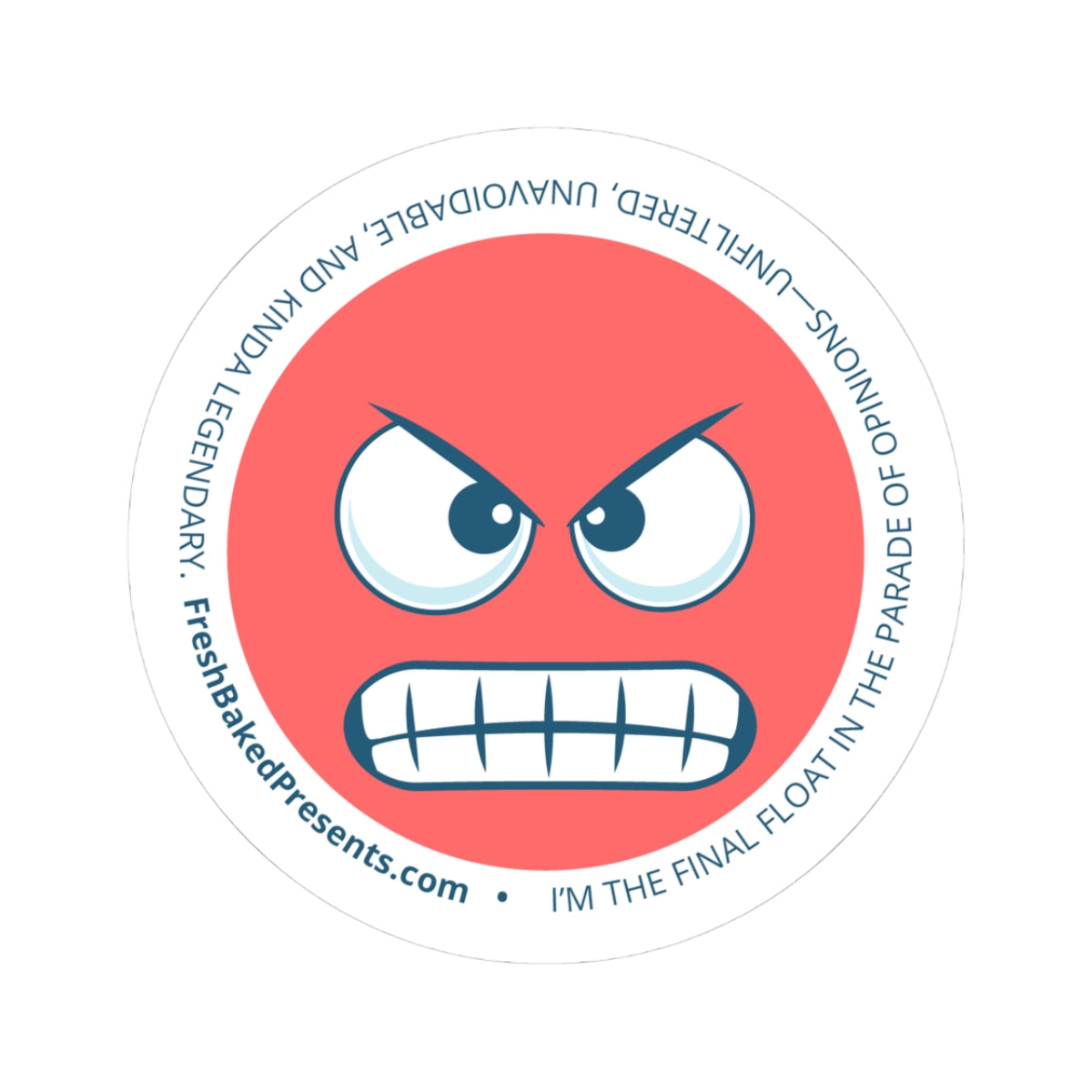 Angry Reaction Sticker – Fresh Baked Shop