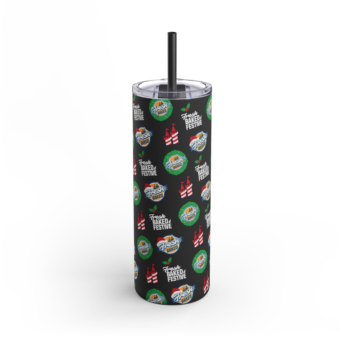 Festive 20oz Skinny Tumbler