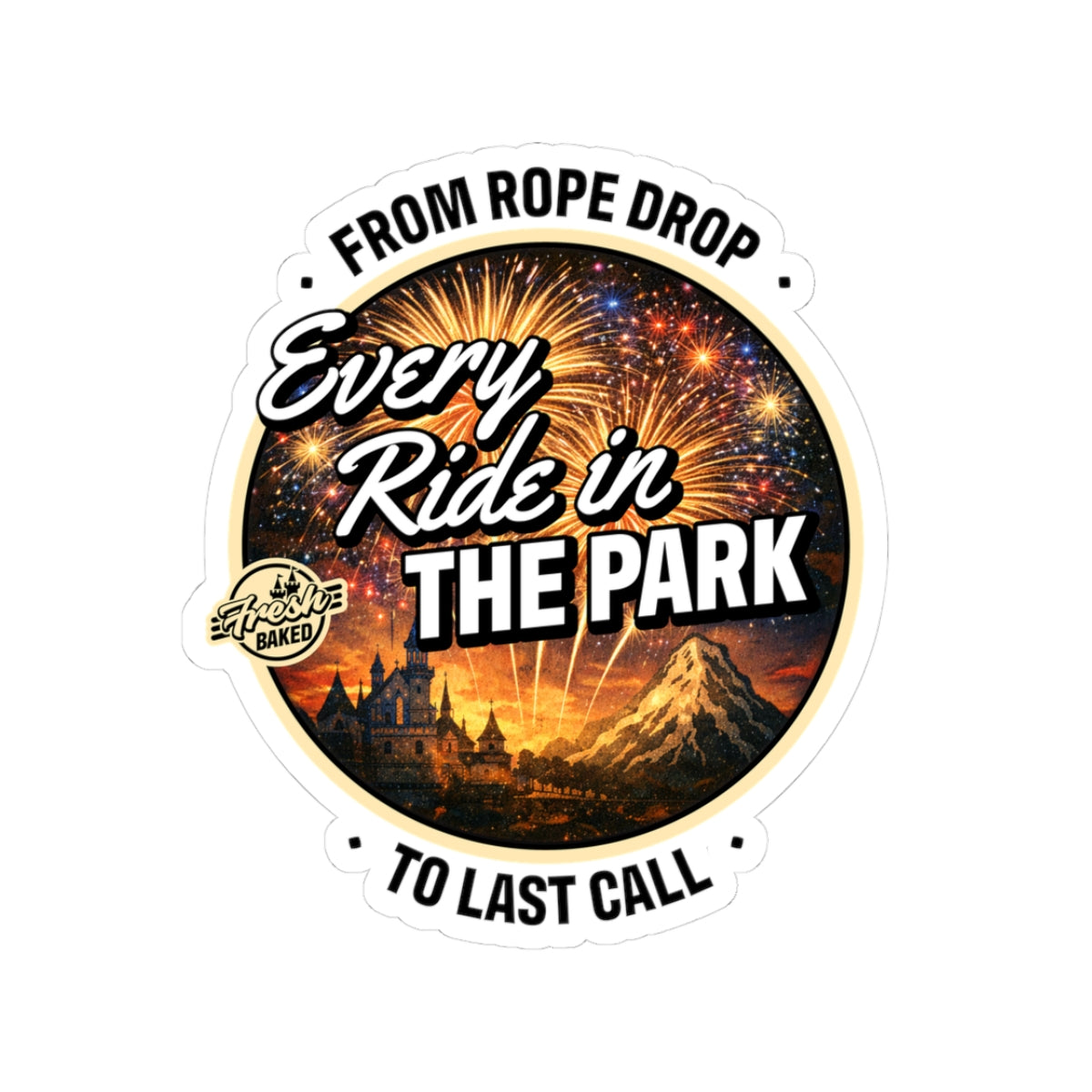Every Ride in the Park Sticker
