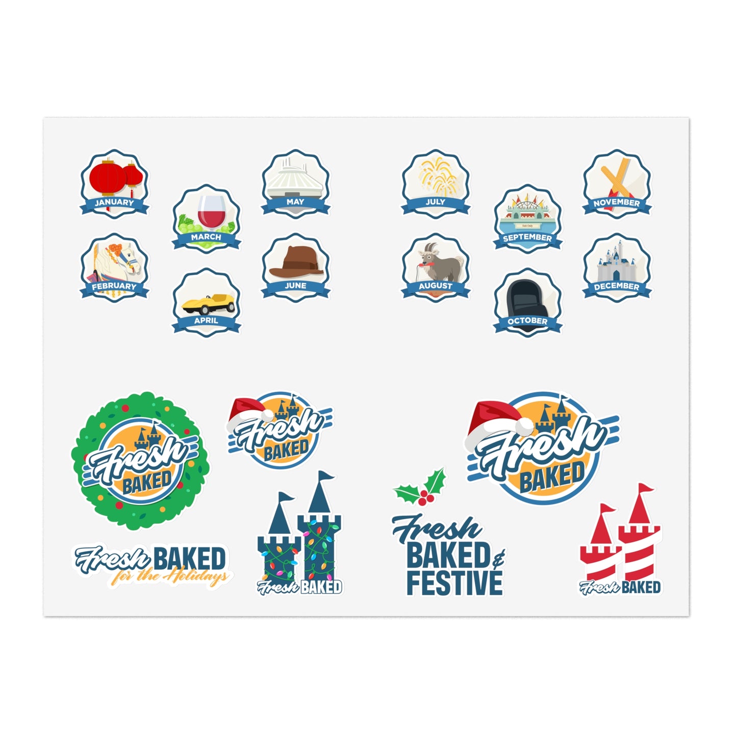 2026 Challenge Sticker Sheet