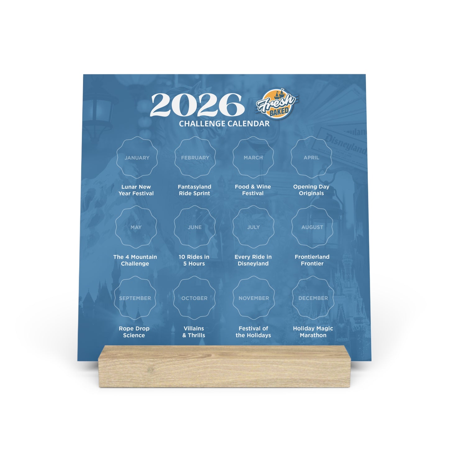 2026 Challenge Display Board with Stand