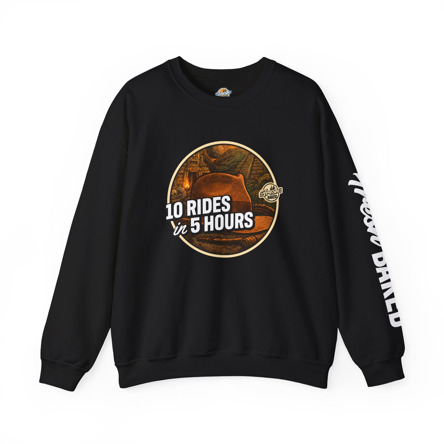 10 Rides in 5 Hours Crewneck Sweatshirt