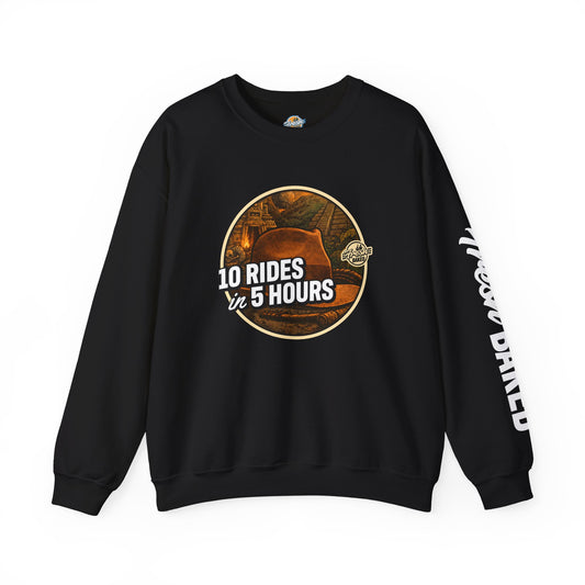10 Rides in 5 Hours Crewneck Sweatshirt