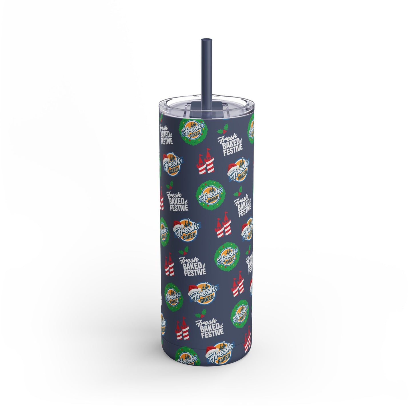 Festive 20oz Skinny Tumbler