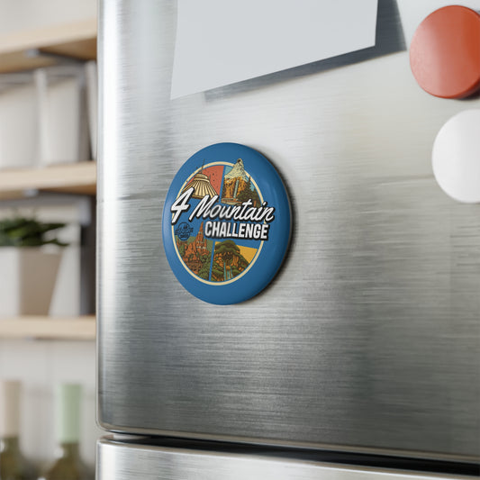 4 Mountain Challenge Button Magnets