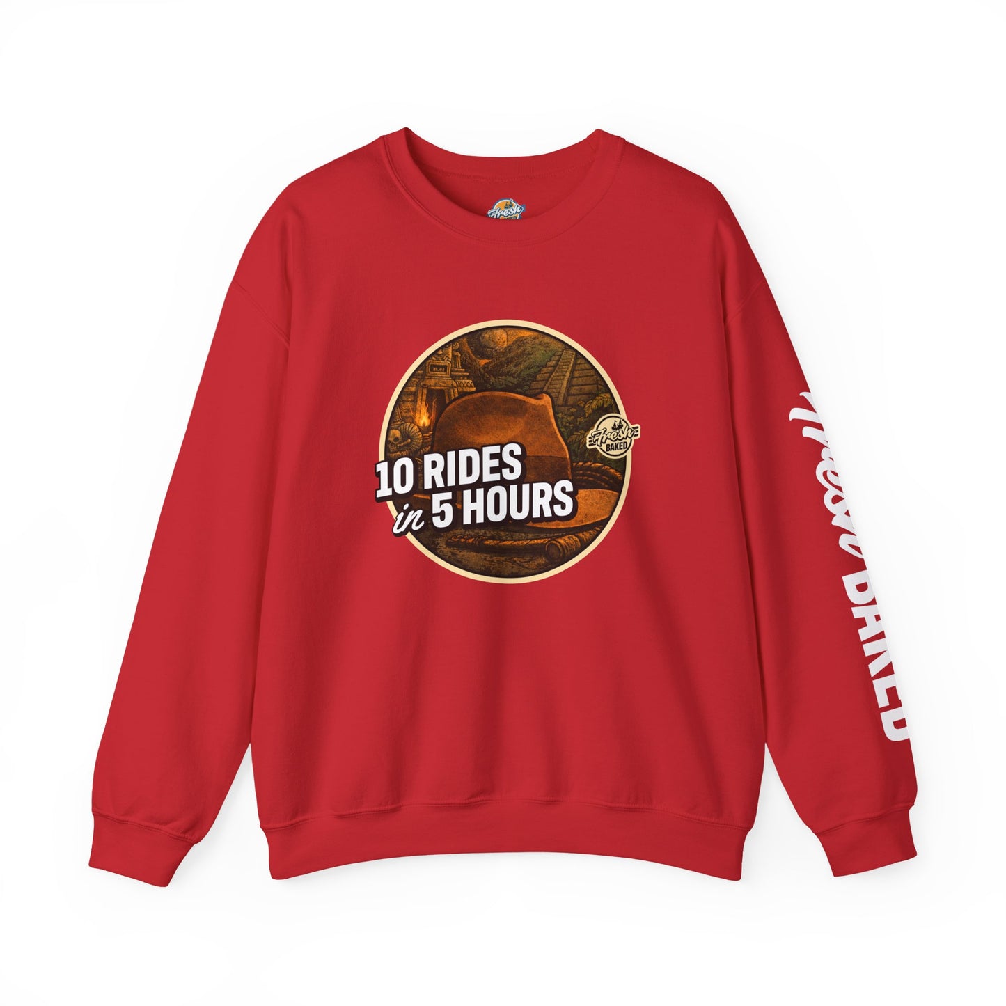 10 Rides in 5 Hours Crewneck Sweatshirt