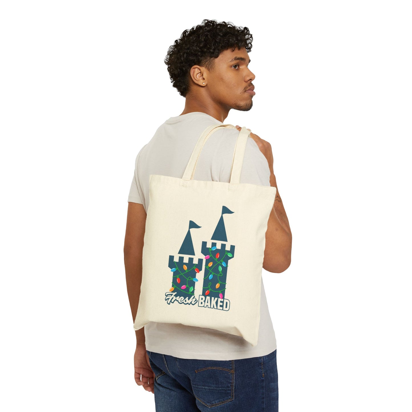 Castle Lights Canvas Tote Bag