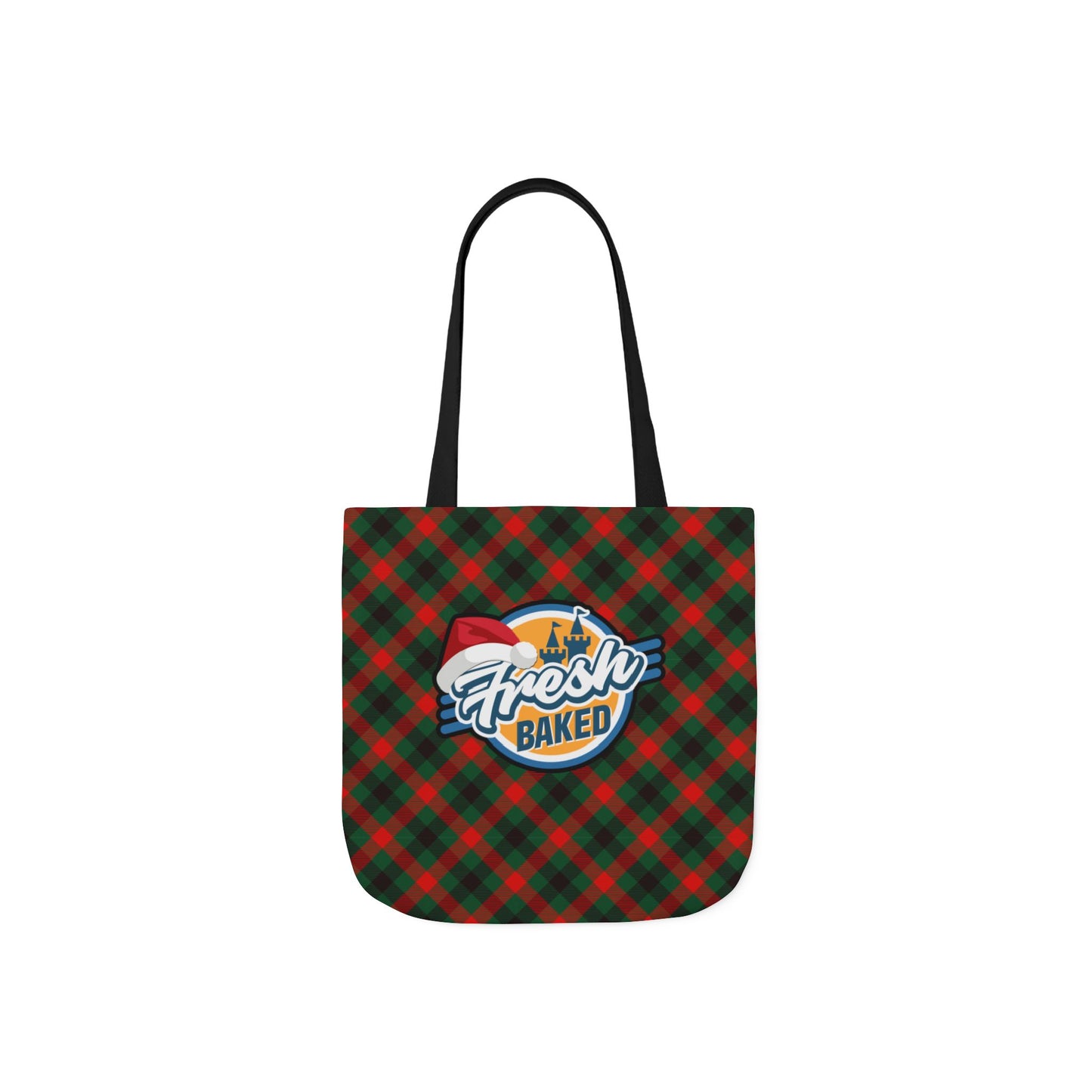 Plaid Holiday Canvas Tote