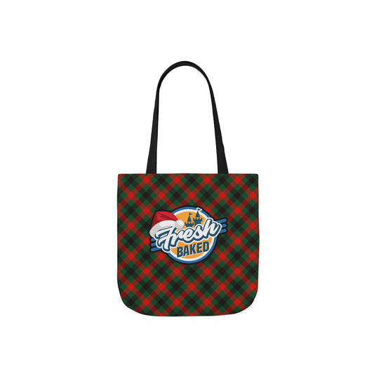 Plaid Holiday Canvas Tote