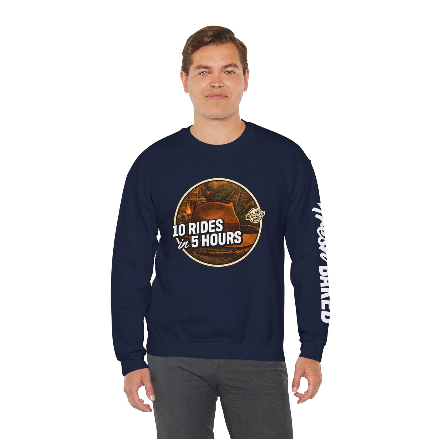 10 Rides in 5 Hours Crewneck Sweatshirt
