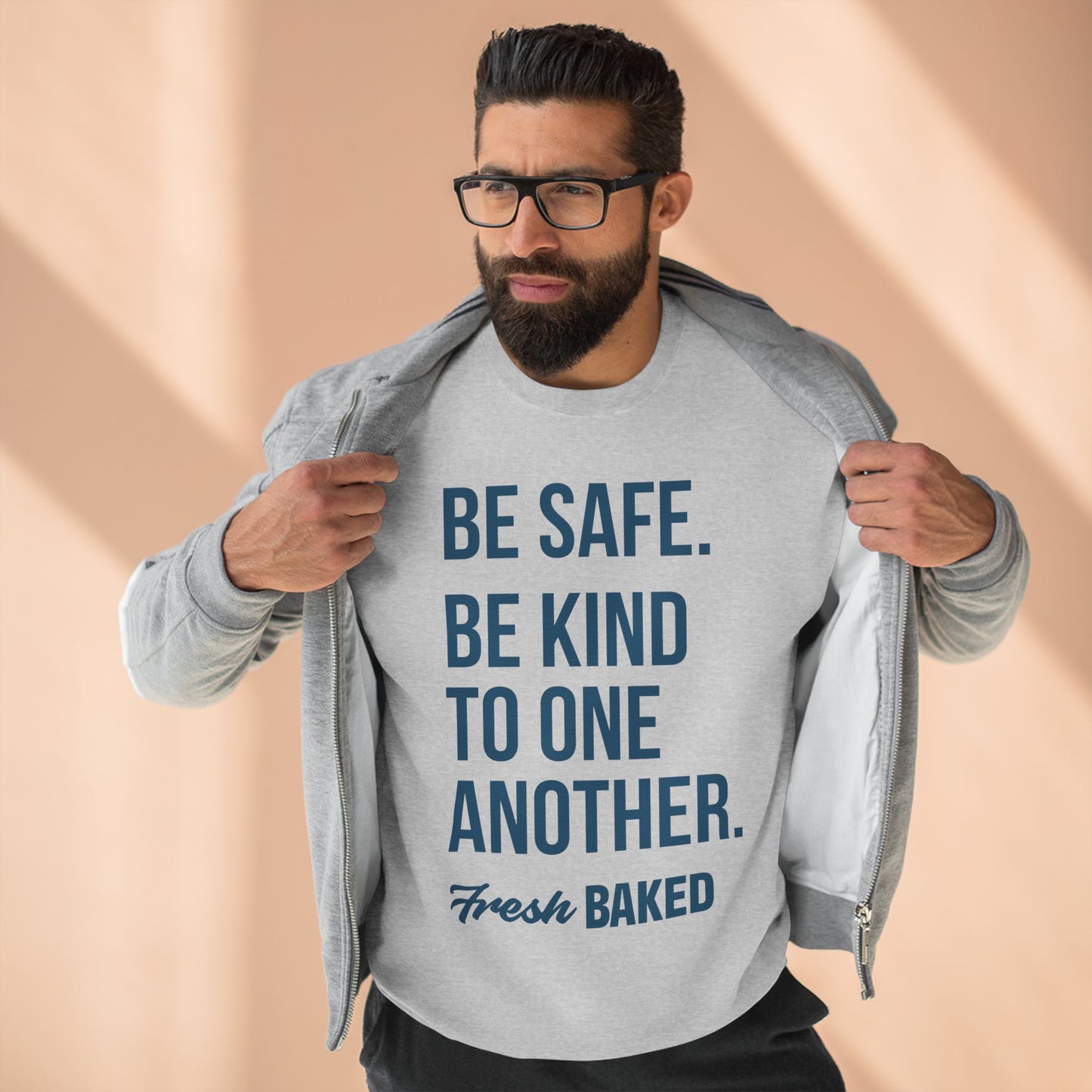 Be Safe. Be Kind. Crewneck