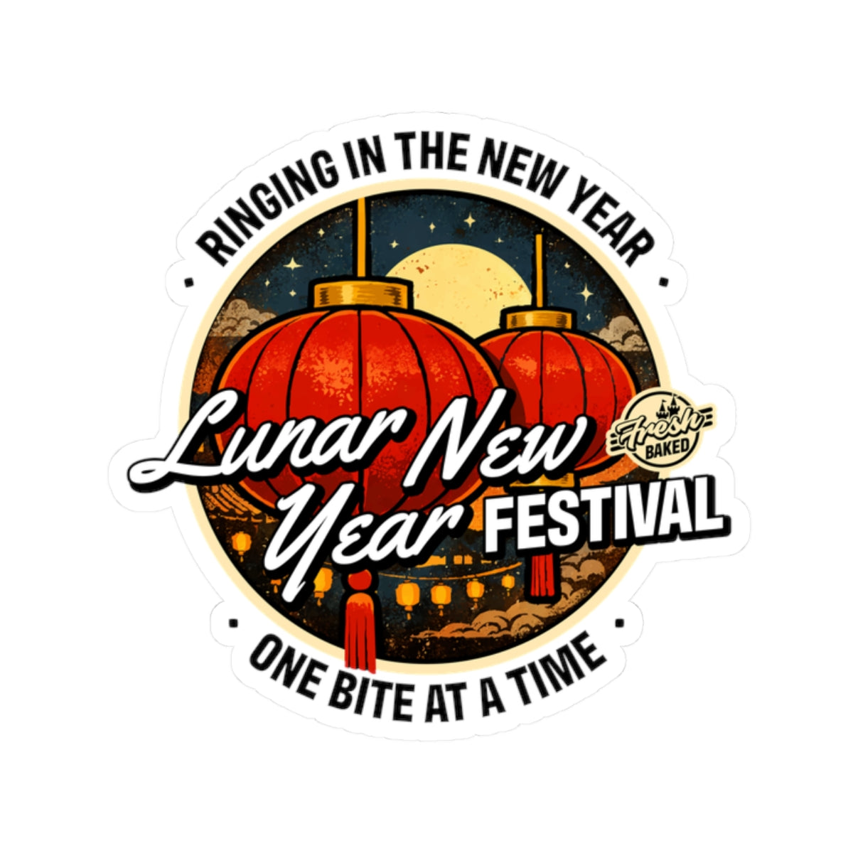 Lunar New Year Festival Sticker