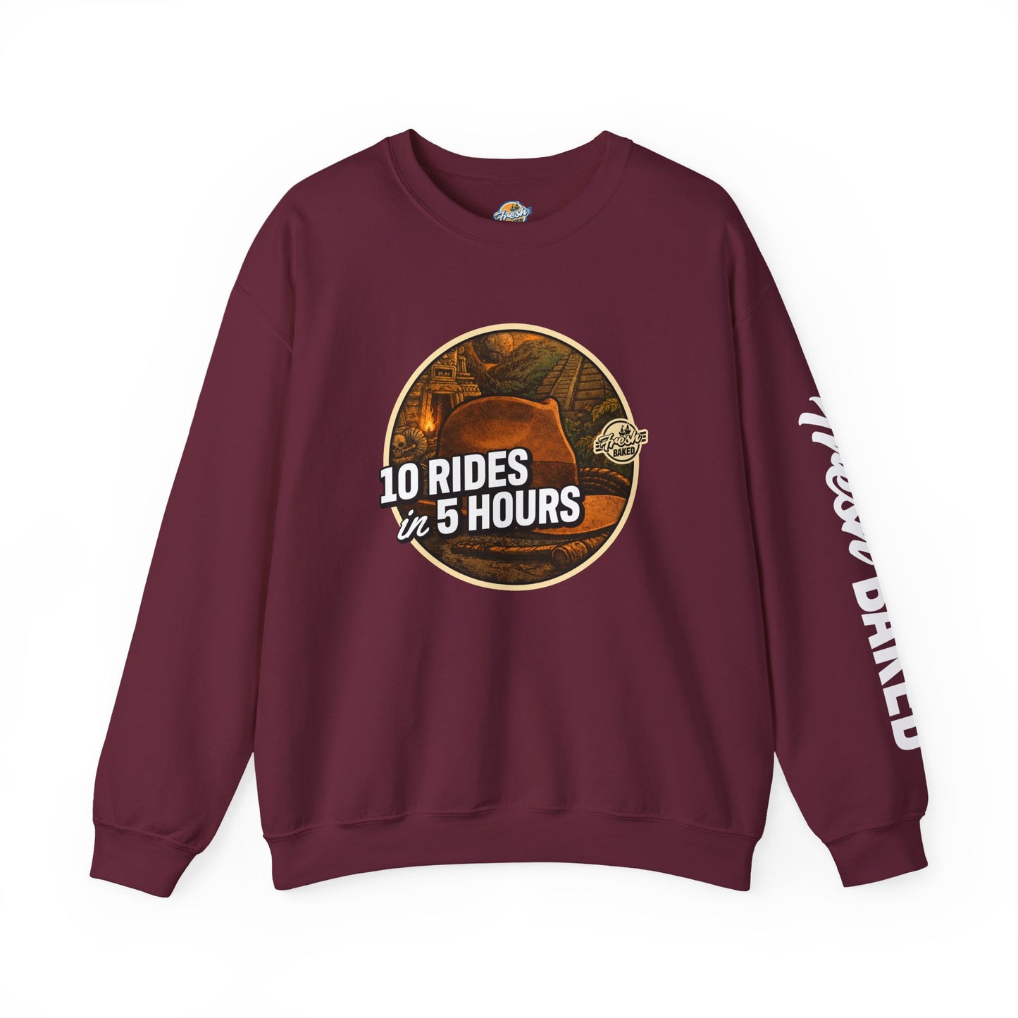 10 Rides in 5 Hours Crewneck Sweatshirt