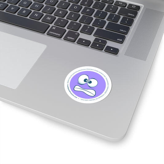 Fearful Reaction Sticker