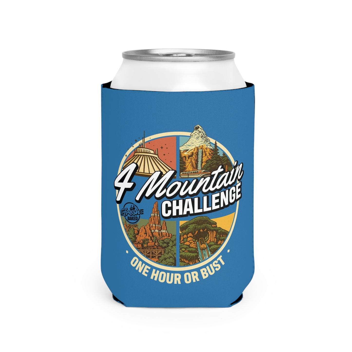 4 Mountain Challenge Can Cooler Sleeve
