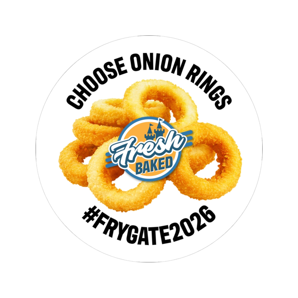 Choose Onion Rings Sticker