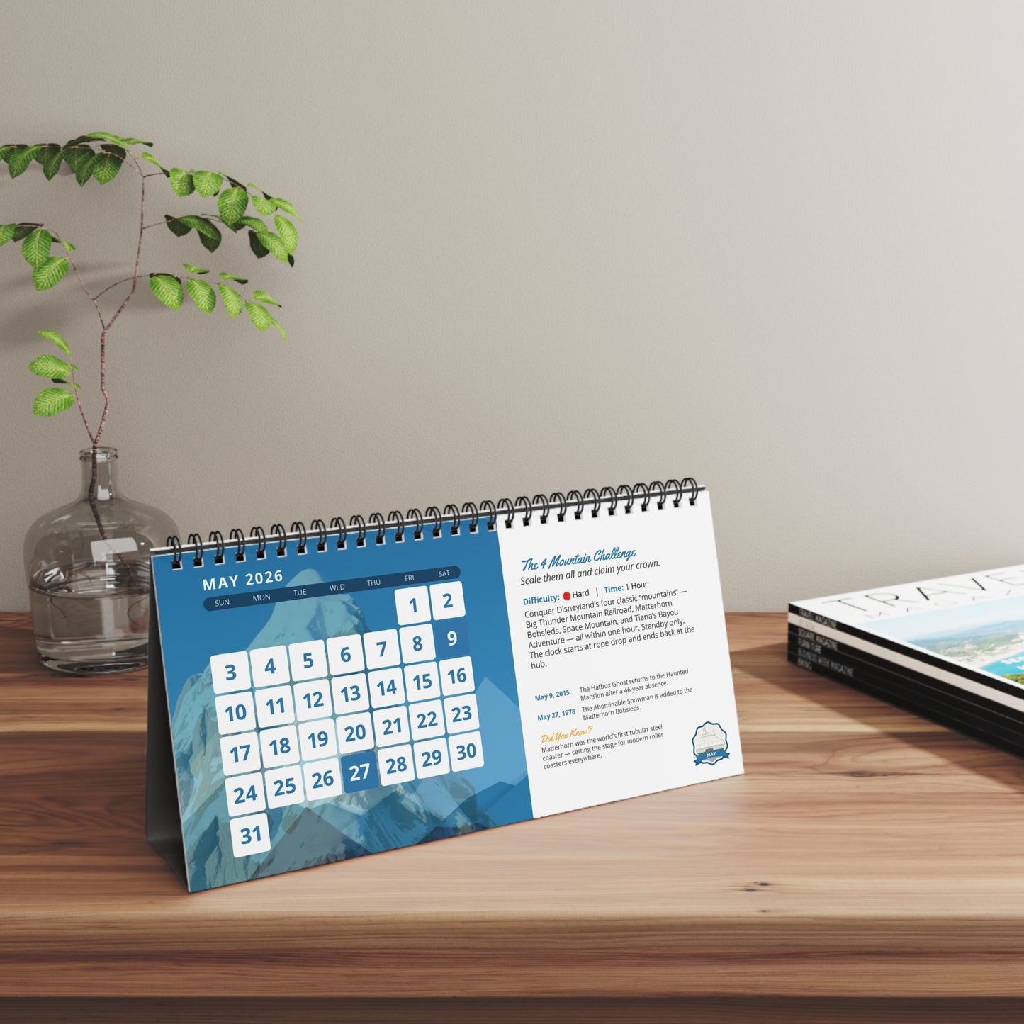 2026 Desktop Challenge Calendar