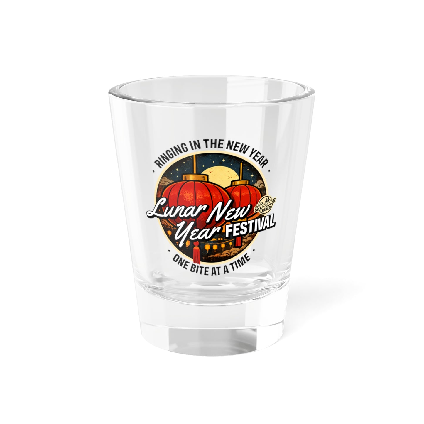 Lunar New Year Festival Shot Glass