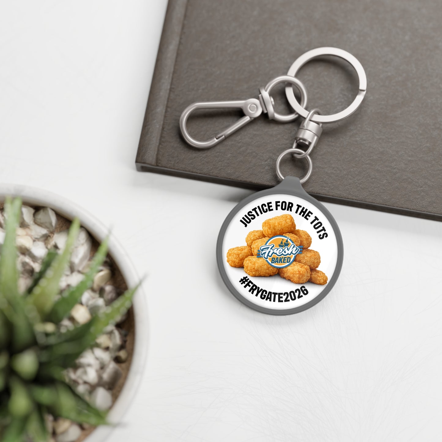 Justice for the Tots Keychain