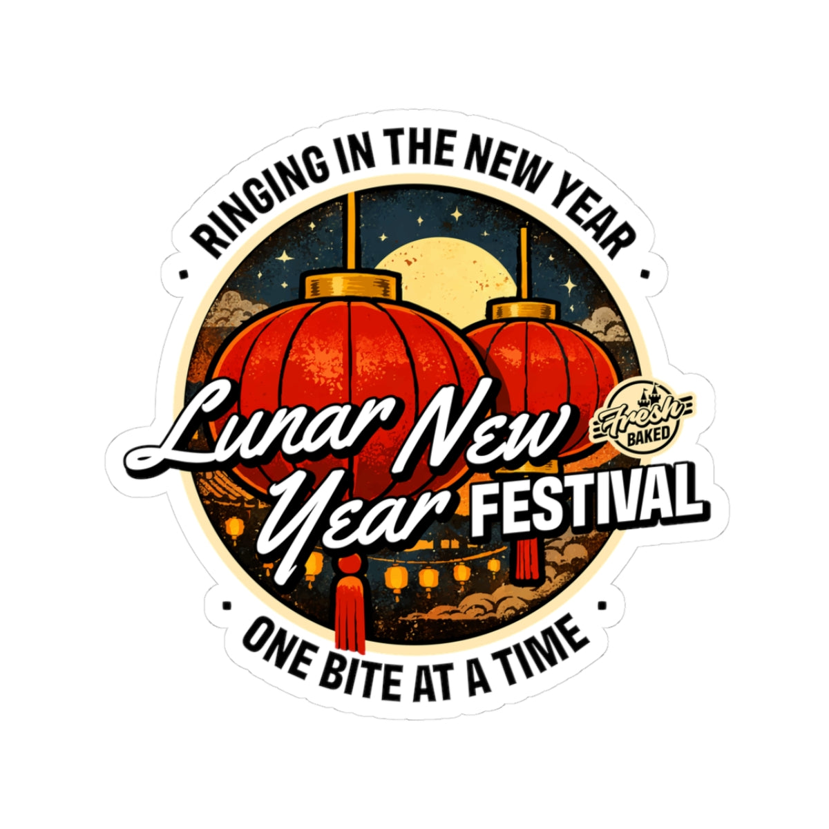 Lunar New Year Festival Sticker
