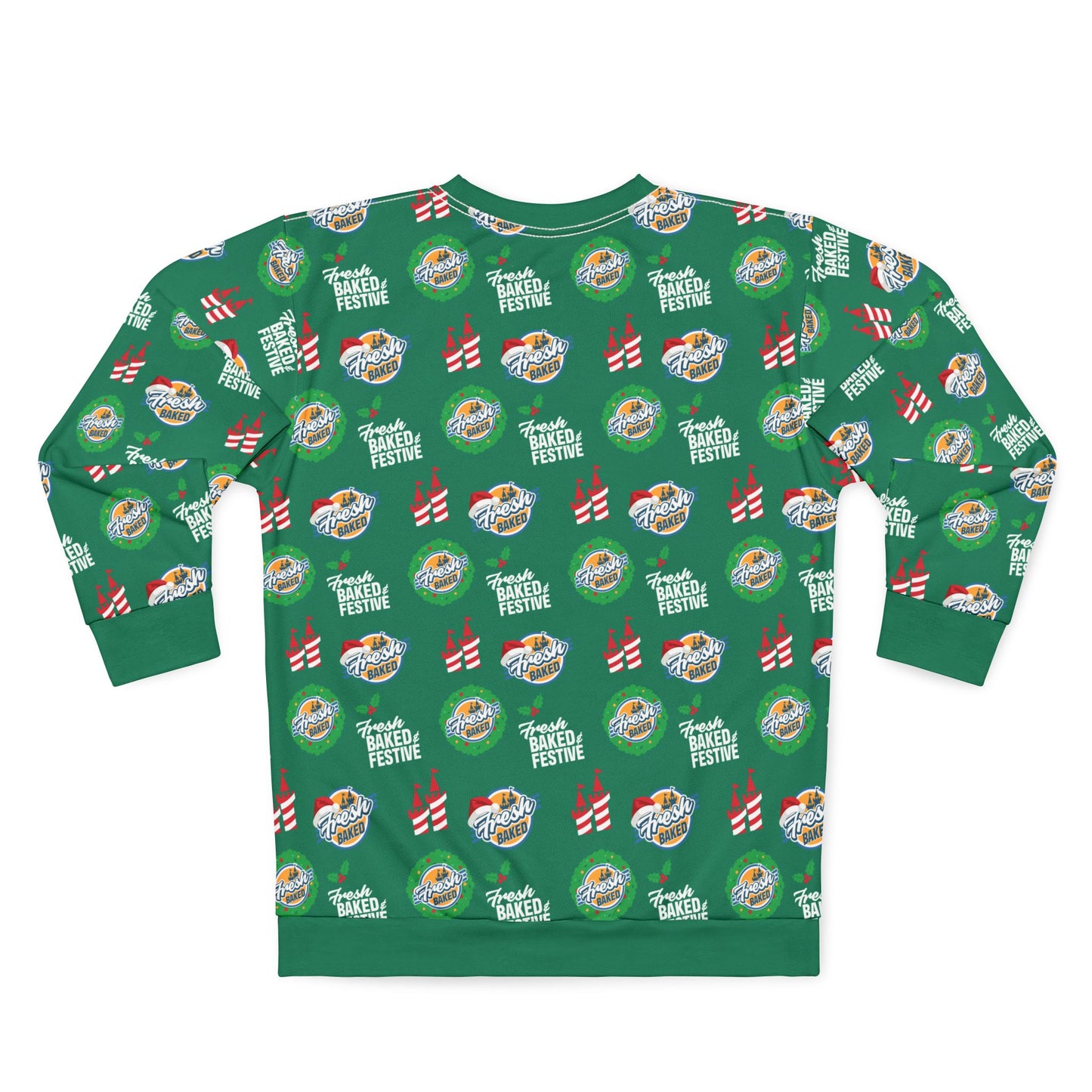 Fresh Baked & Festive Green Sweatshirt