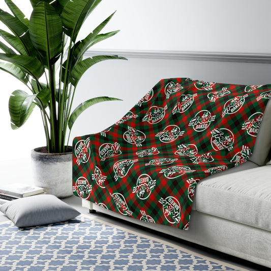 Fresh Baked Holiday Sherpa Fleece Blanket