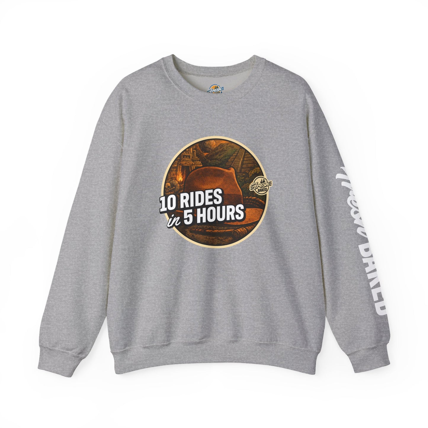 10 Rides in 5 Hours Crewneck Sweatshirt