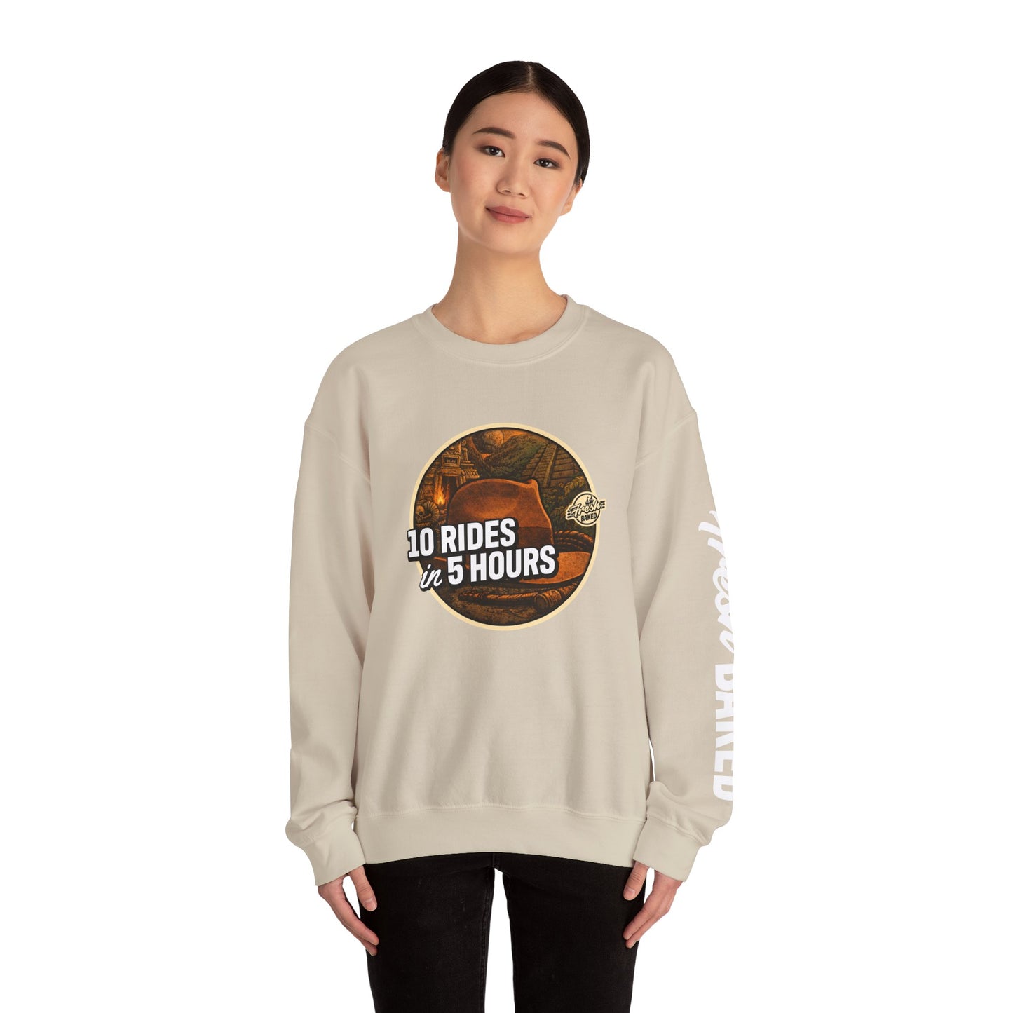 10 Rides in 5 Hours Crewneck Sweatshirt