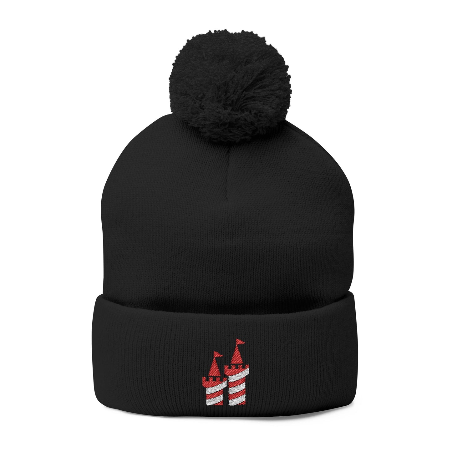 Castle Pom-Pom Knit Beanie