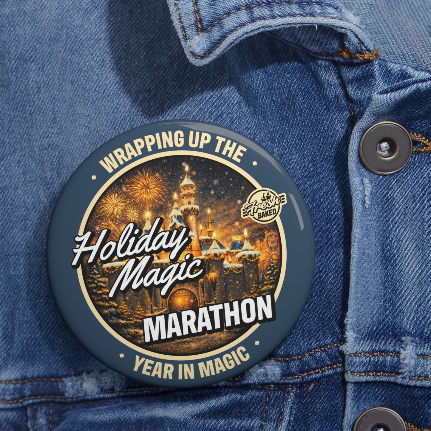 Holiday Magic Marathon Button