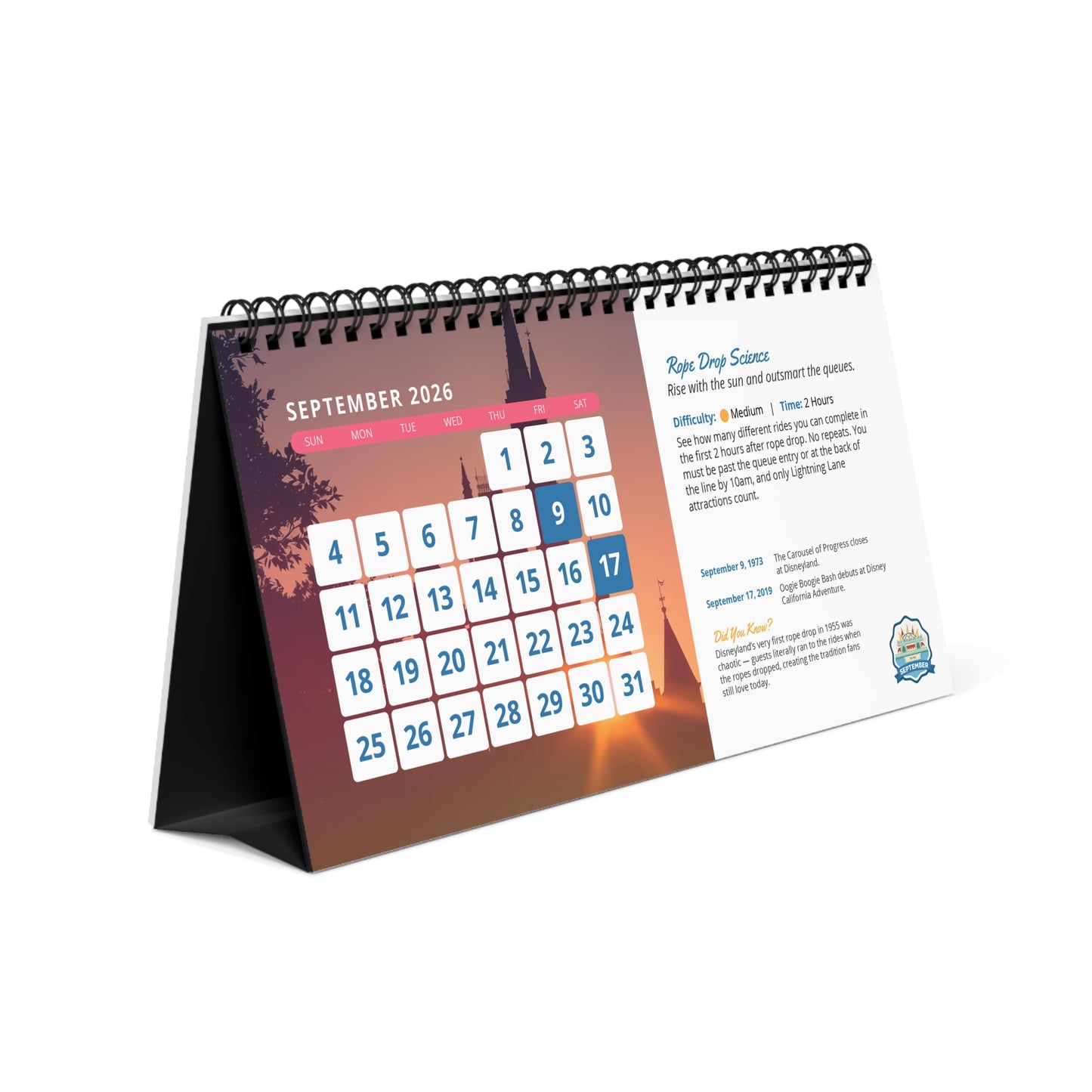 2026 Desktop Challenge Calendar